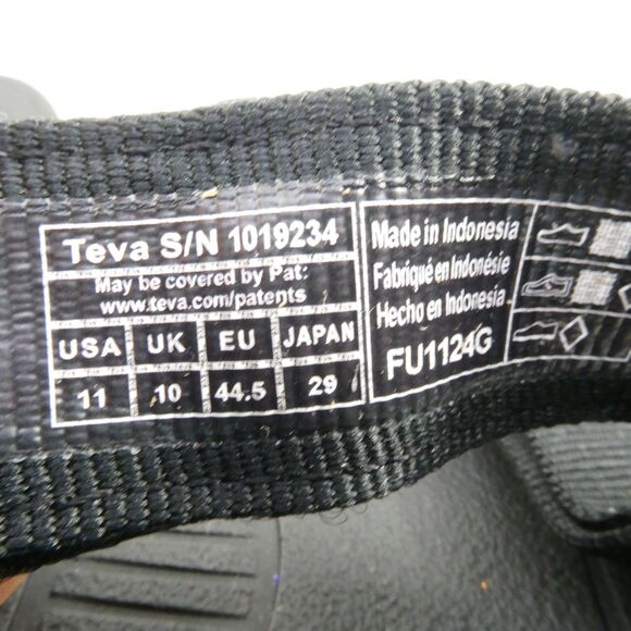 Teva Hurricane XLT2 Men\'s US 11 Strappy Hiking Sandals  Black NWOB main image 4